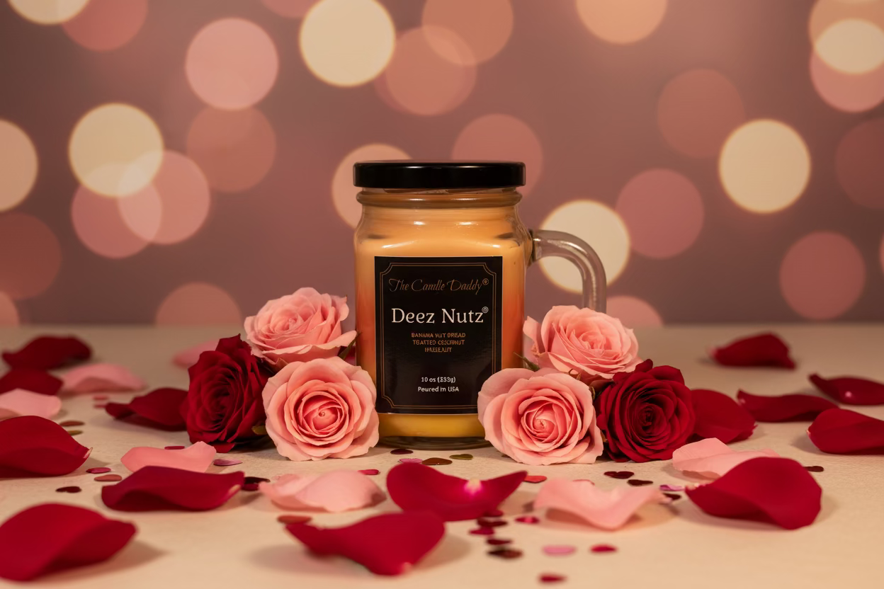 Deez Nutz - Double Pour - Banana Nut Bread & Hazelnut Candle