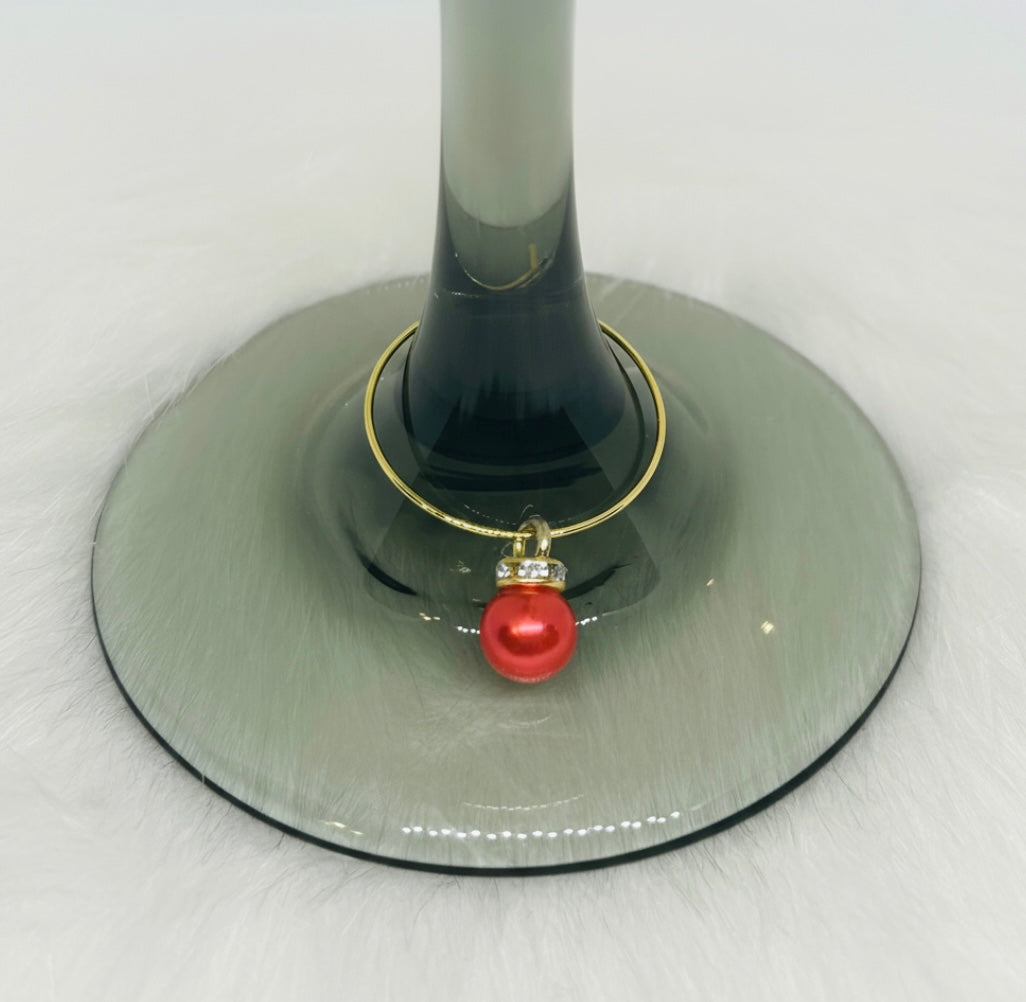 Wine Glass Ornament Charms - 4 Piece Set! š