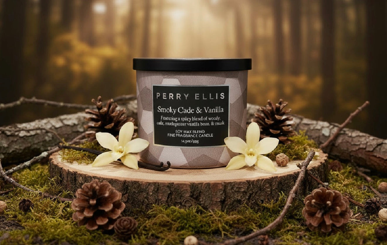 Designer Candle Collection 4-Pack: Champagne Roses, Tangerine Macadamia, Noir Lychee, & Vanilla