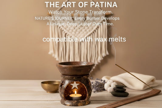 Handcrafted Natural Soapstone Ritual Set: Boho Goddess