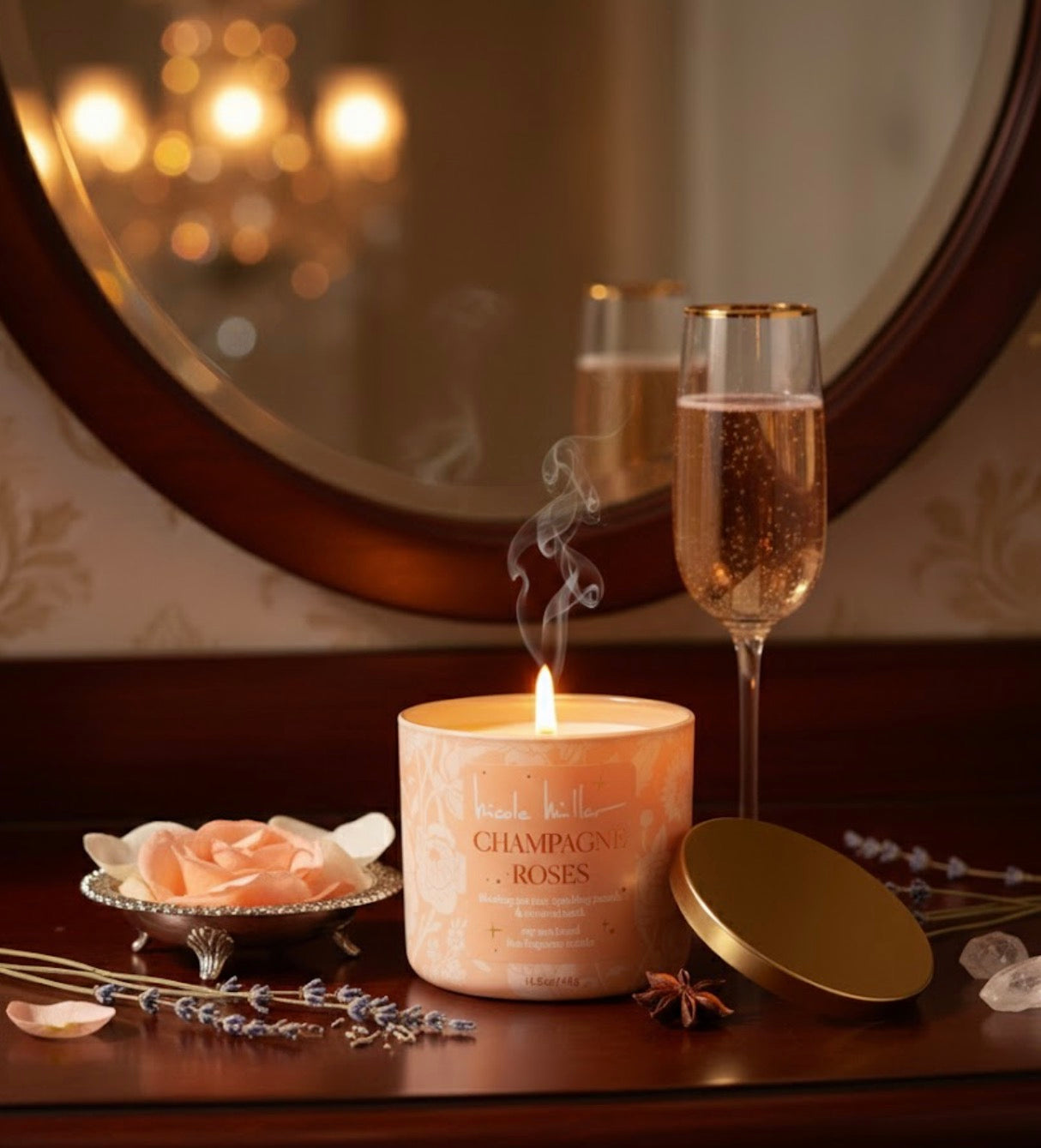 🕯️ Curated Candle Collection - Set of 4 3-Wick Candles