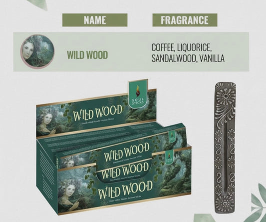 Wild Wood Incense: Emerald Grey Edition • Free Shipping!