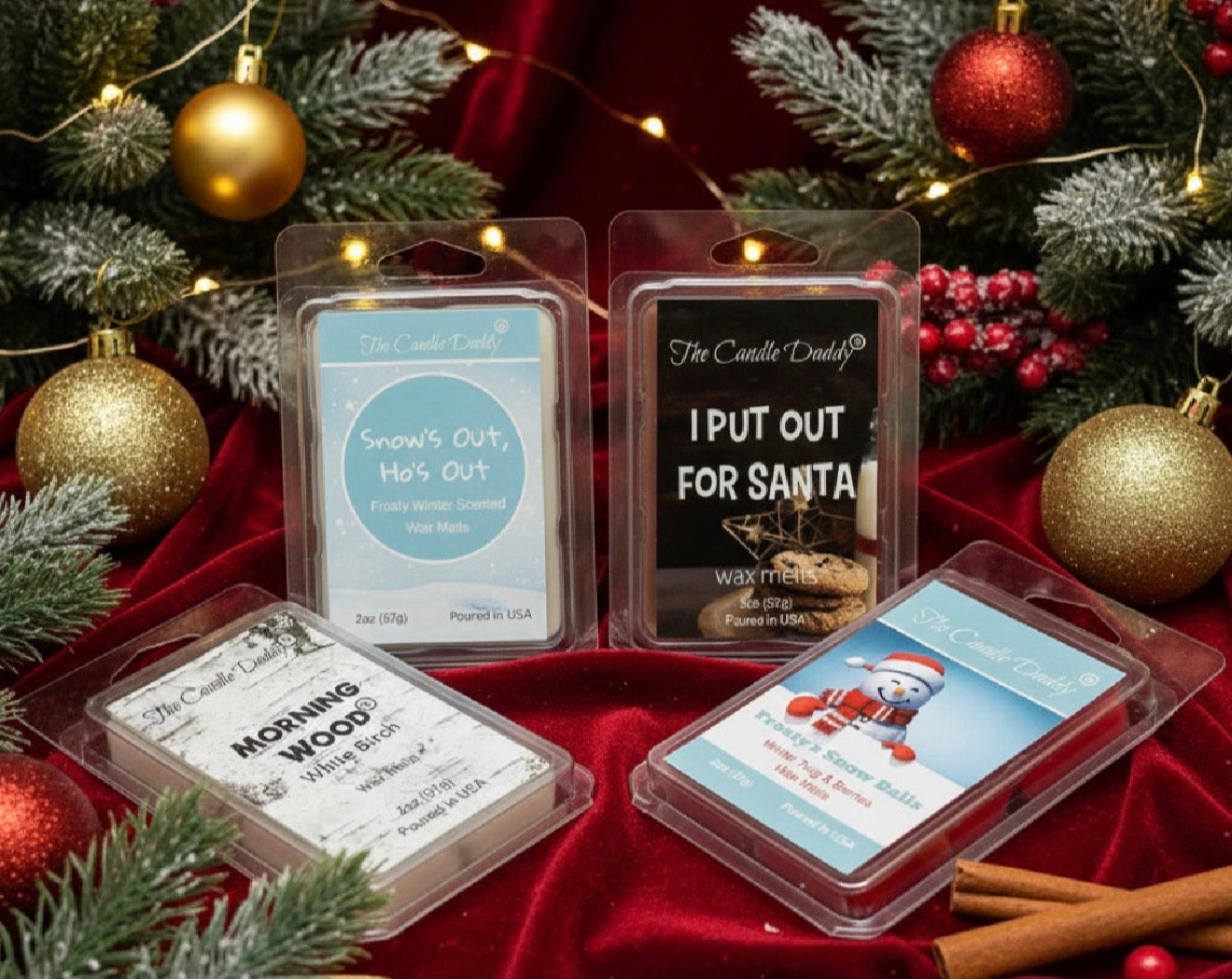 Seasonal Wax Melts 4-Pack - Funny Scents
