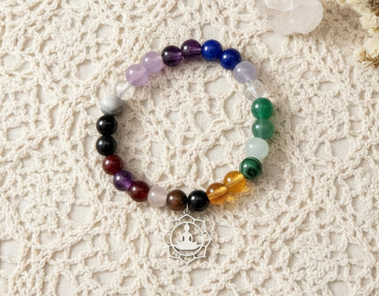 7 Chakras Smudge Kit + Chakra Bracelets