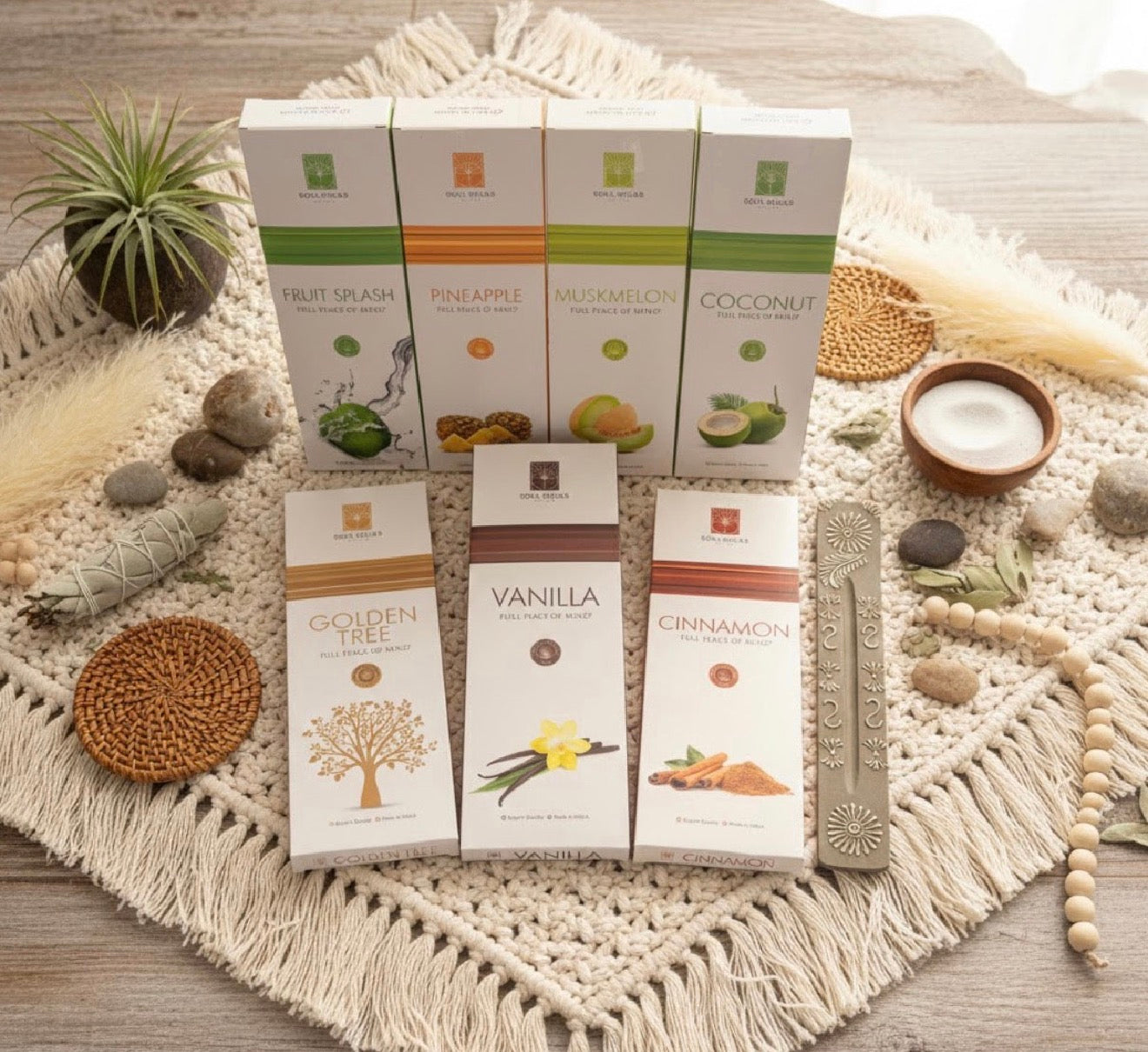 Teatime Tranquility & Fruity Interlude Incense Duo & Burner