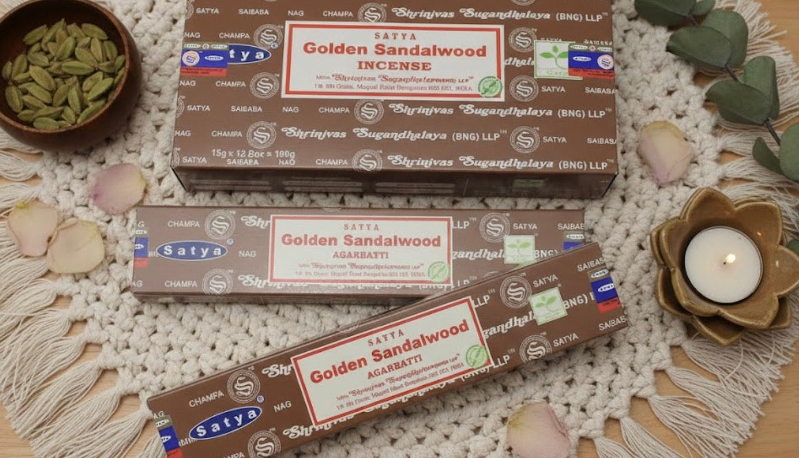 Sandalwood incense with Boho scene