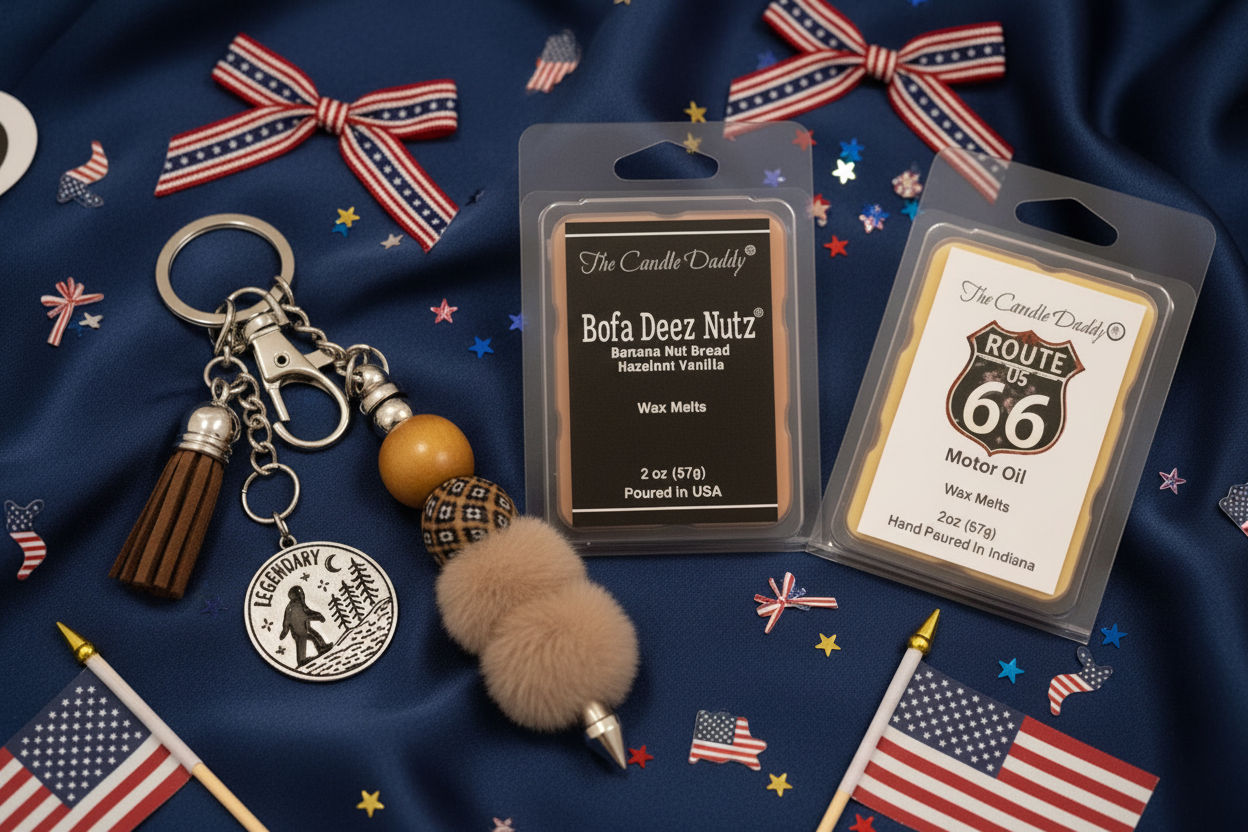 Legendary Bigfoot Gift Set - Wax Melts & Keychain Bundle