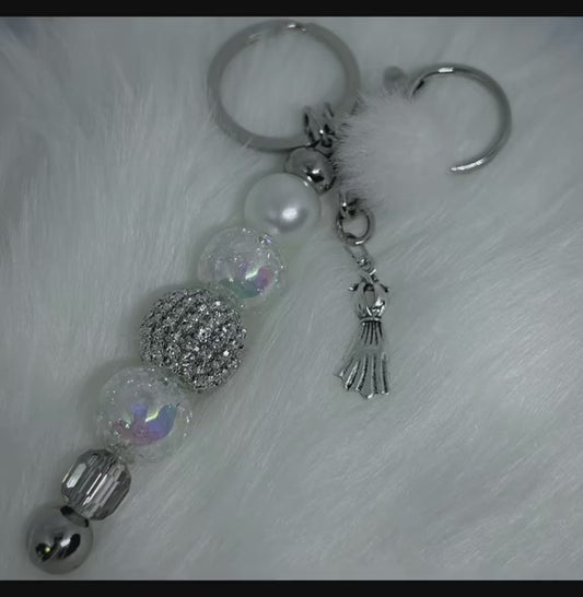 Marilyn Monroe-Inspired Bag Charm + Keychain